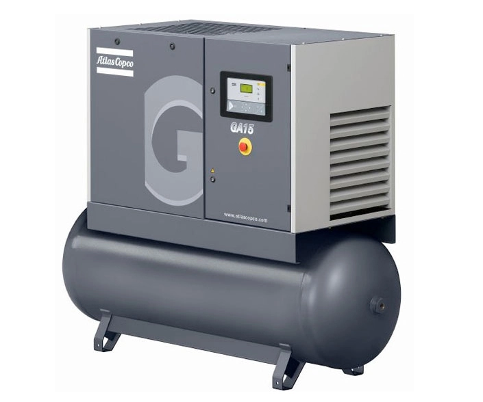 Винтовой компрессор Atlas Copco GA 15, давление 7.5 бар