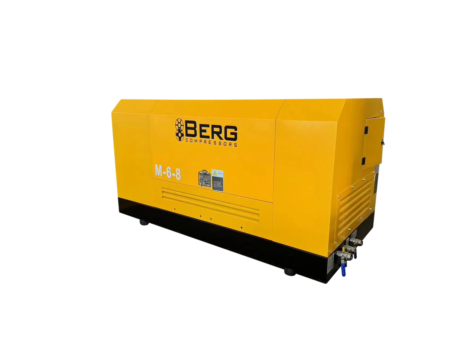 Передвижной дизельный компрессор BERG М-6, давление 8 бар